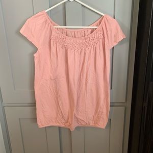 Loft light pink top
